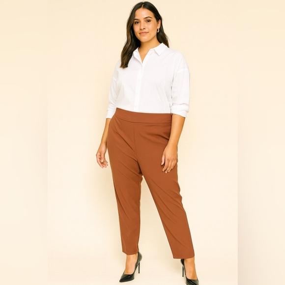 Fashion Nova Pants - Fashion Nova Rust Trousers